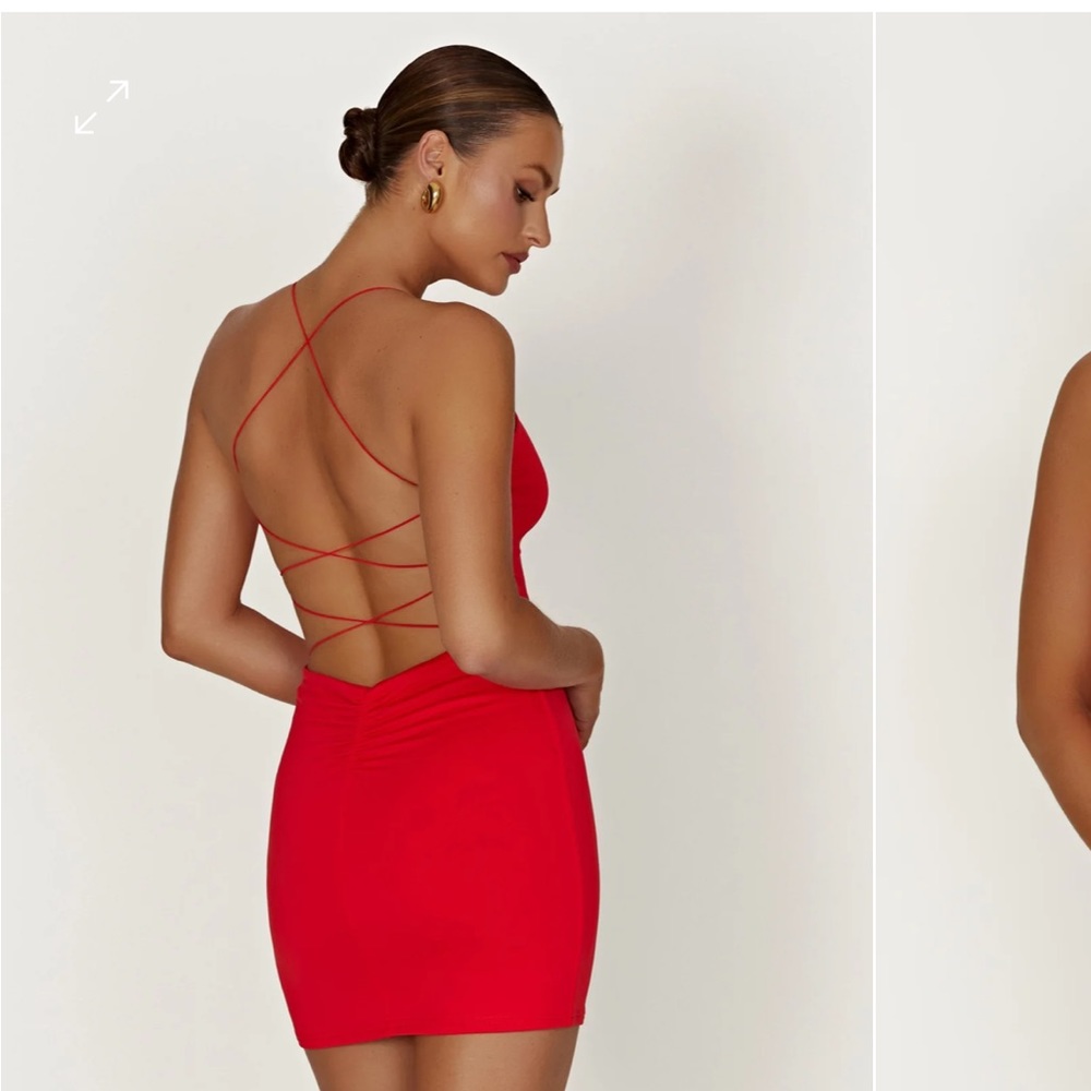 Sabine Recycled Nylon Mini Backless